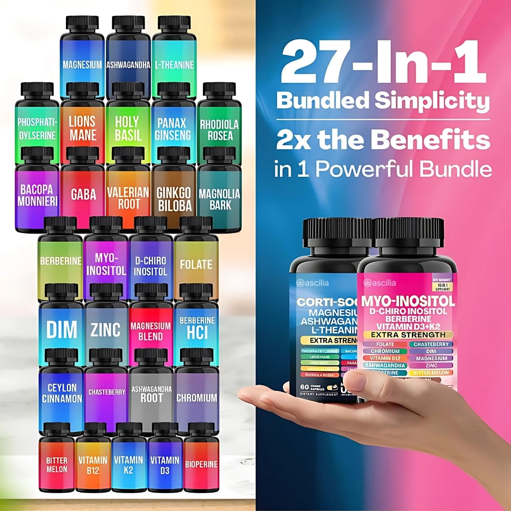 Ascilia™ Corti-Soothe and Myo-Inositol Bundle