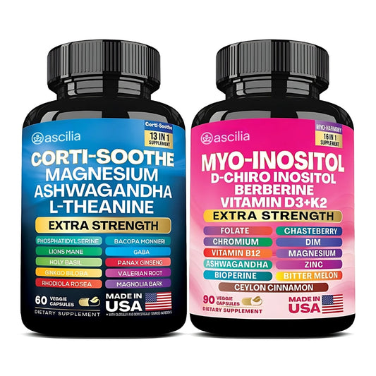Ascilia™ Supplements - Cortisol and Myo-Inositol Bundle